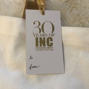 INC International Concepts Linde Tote Silver main image 1